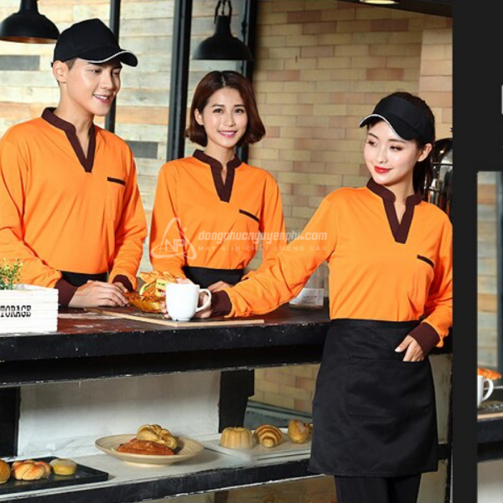 Đồng phục quán cafe-Đồng phục Coffee Shop mẫu 2