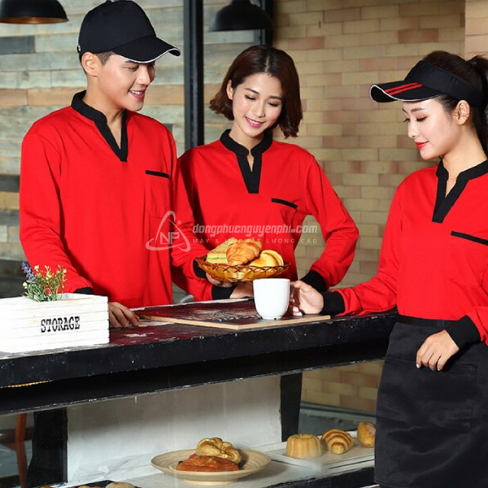 Đồng phục quán cafe-Đồng phục Coffee Shop mẫu 4