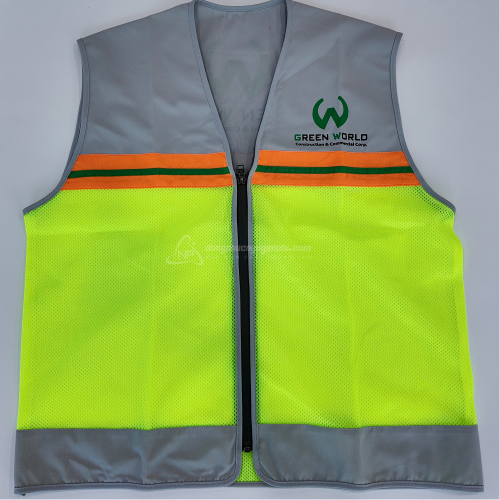 Đồng phục công ty-Đồng phục áo phản quang bảo hộ Green World