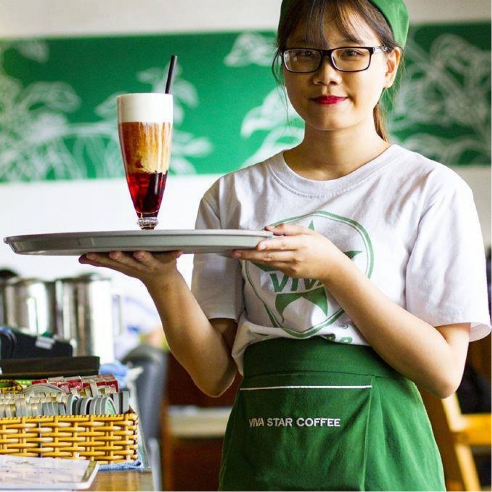 Đồng phục quán cafe-Đồng phục Coffee Shop mẫu 6