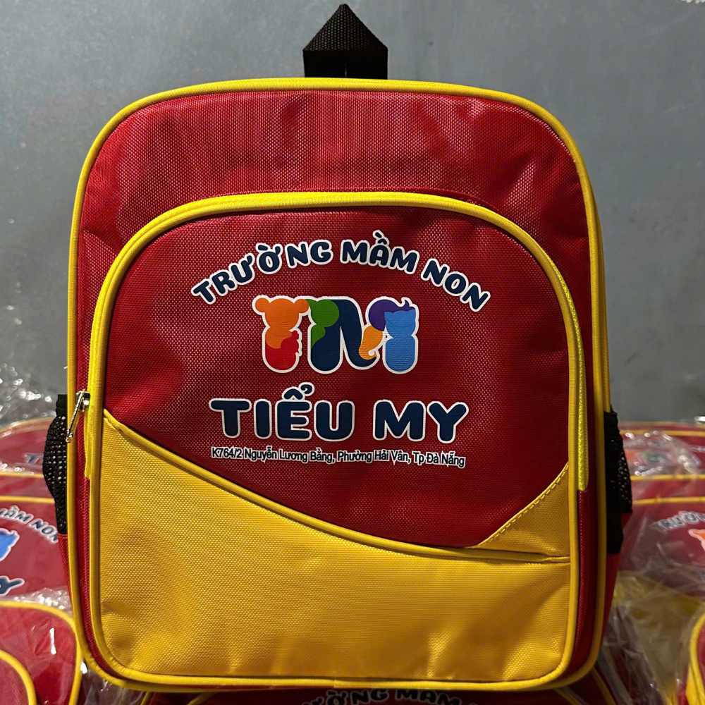 Đồng phục mầm non-Balo đồng phục trường mầm non Tiểu My