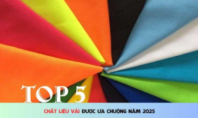 Top 5 chất liệu may áo thun đồng phục được doanh nghiệp ưa chuộng nhất 2025