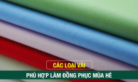 Top những loại vải đồng phục phù hợp cho mùa hè